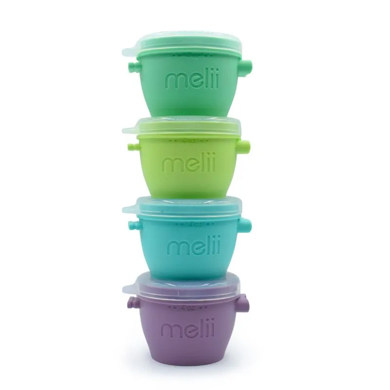 100% Silicone Snap & Go Pods (4oz, set of 4)