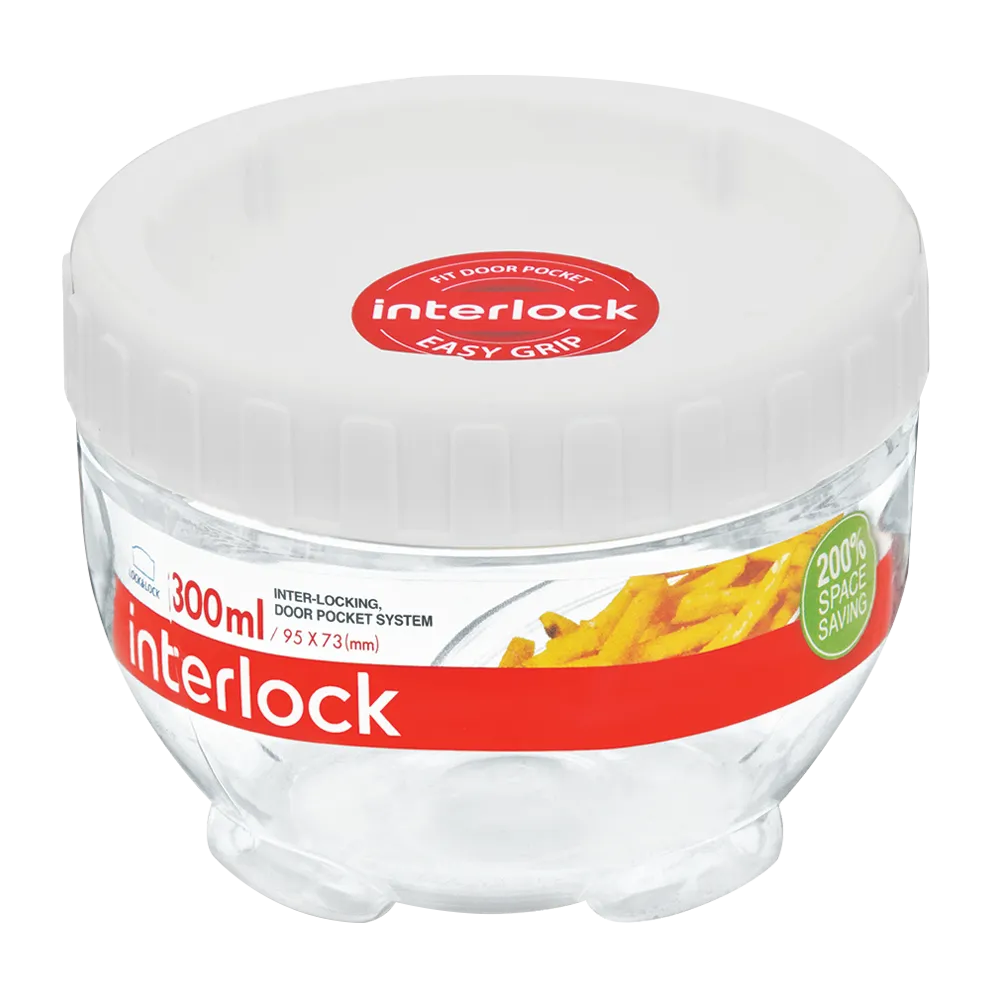 300ml  LocknLock Interlock Container White INL306