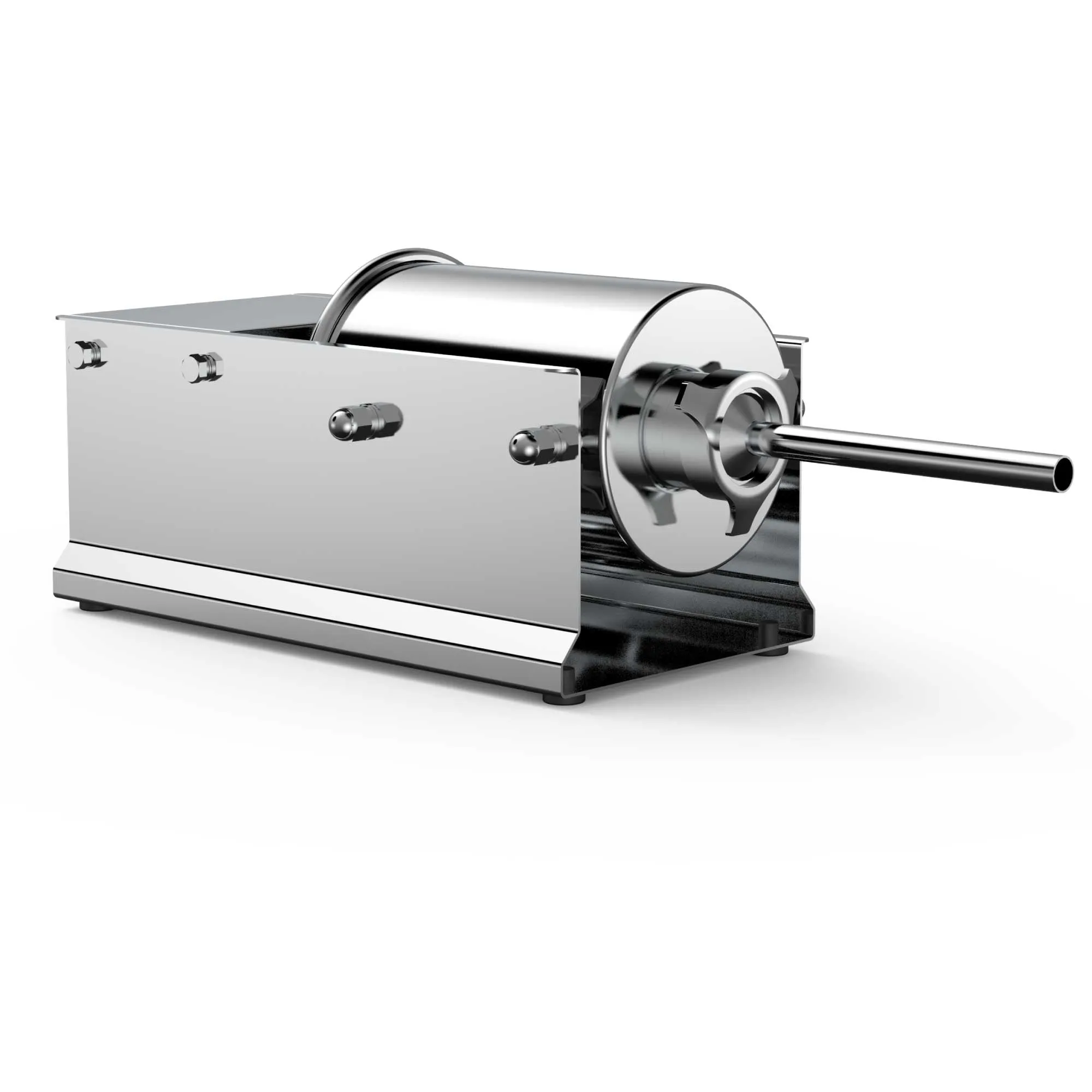 3L Manual Horizontal Sausage Filler | Stainless Steel Stuffer Meat Press Machine