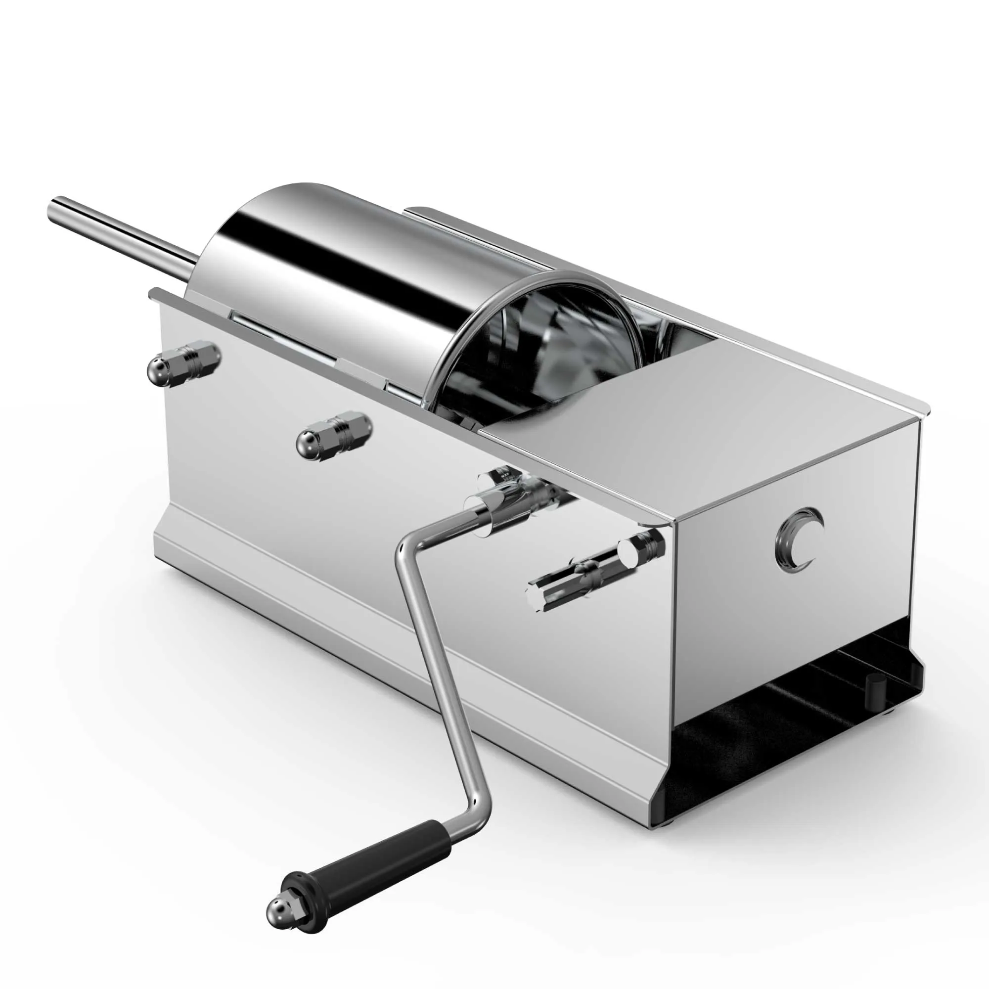3L Manual Horizontal Sausage Filler | Stainless Steel Stuffer Meat Press Machine