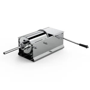 3L Manual Horizontal Sausage Filler | Stainless Steel Stuffer Meat Press Machine