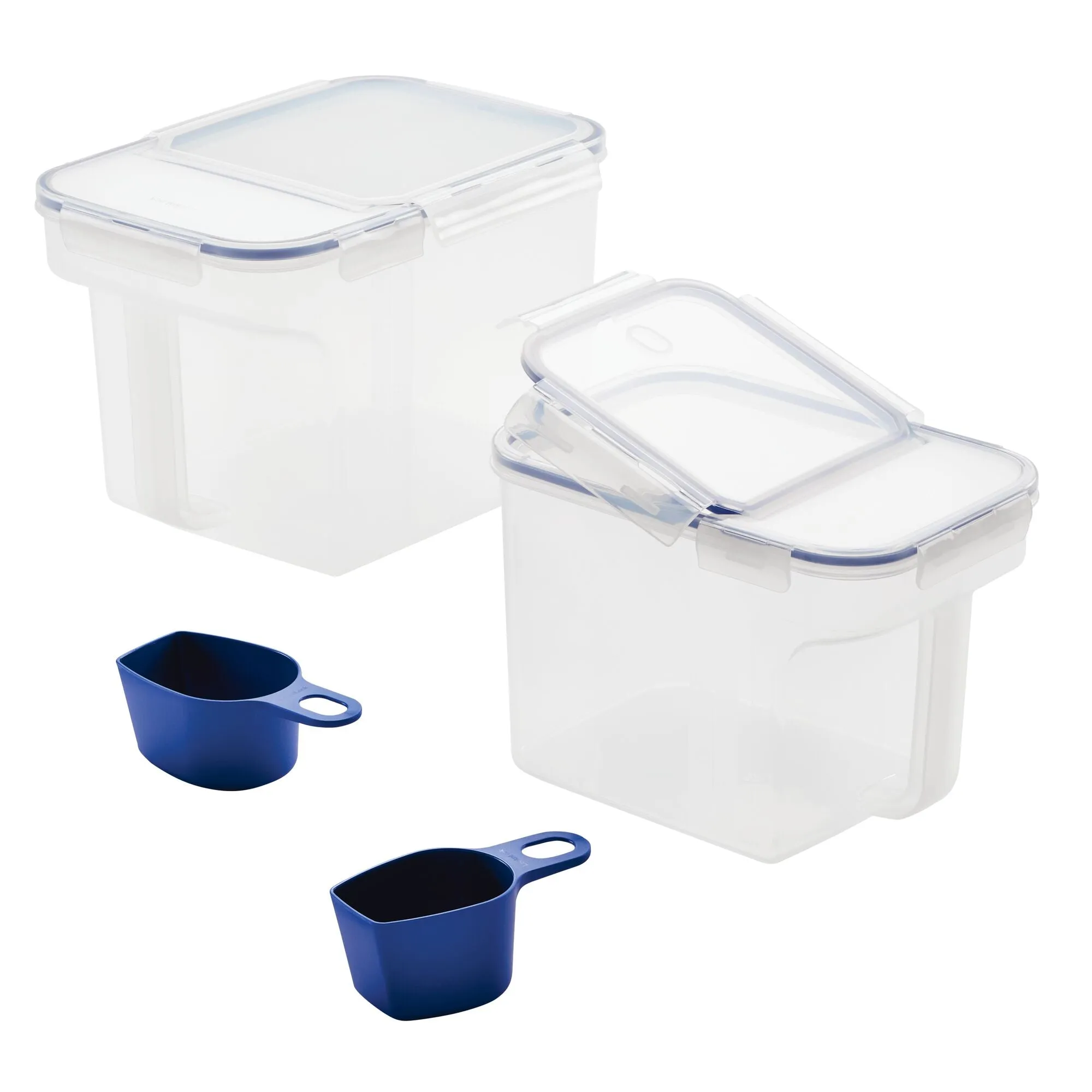 4-Piece Food Storage Container and Scoop Set