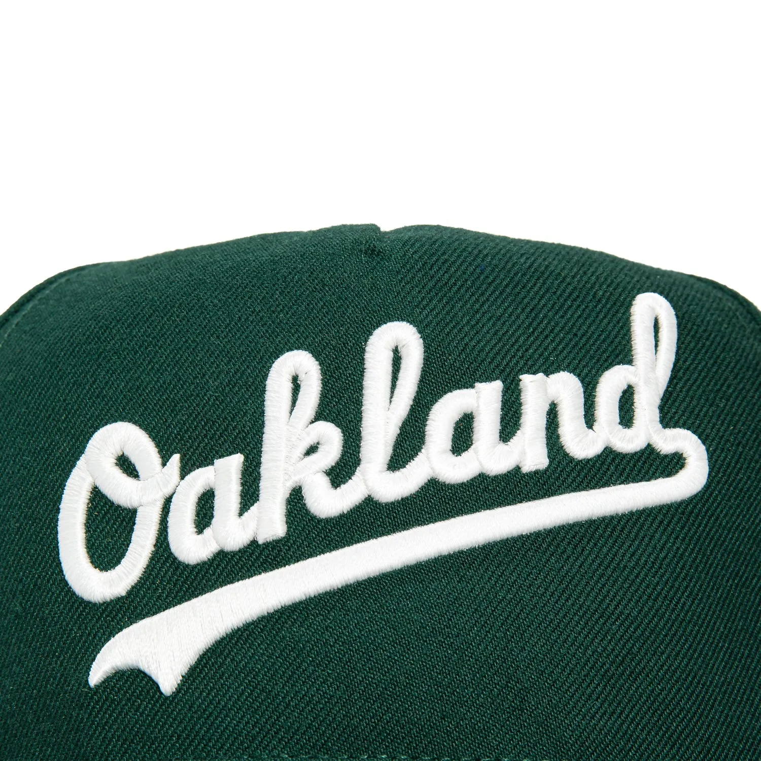 47 Brand Hitch Oakland Athletics 1989 World Series Patch Snapback Script Hat - Dark Green