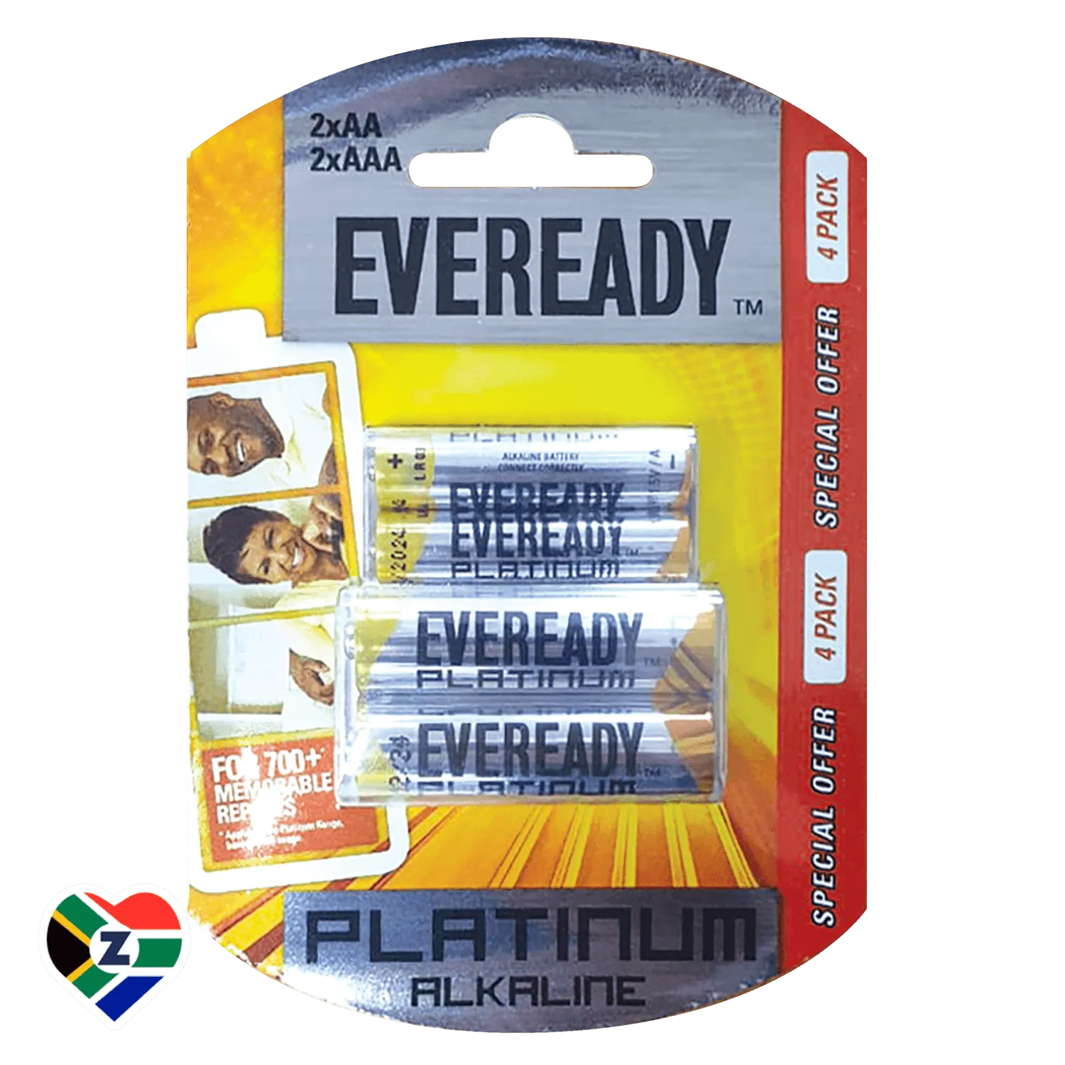 AAA and AA Alkaline Plus Battery Pack