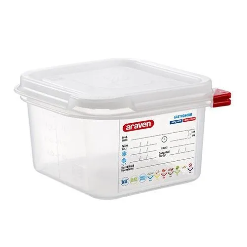 Airtight Container Polypropylene GN 1/6