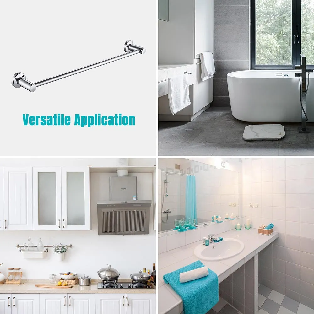 Aquaterior Stainless Steel Towel Bar Wall Mounted 23"
