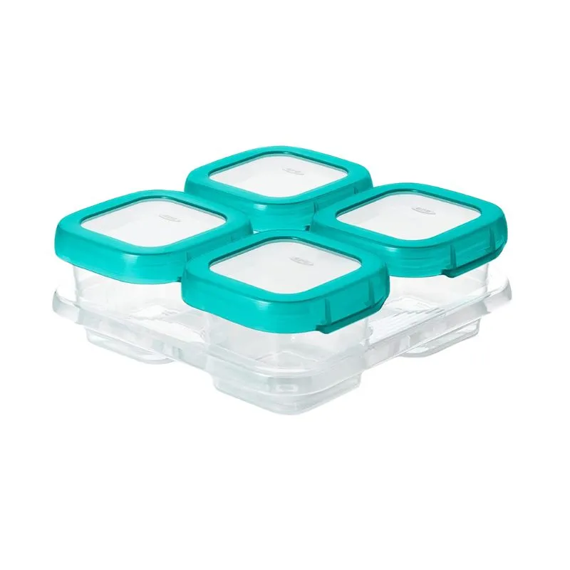 Baby Blocks Freezer Storage Containers - 4 oz