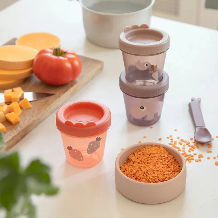Baby Food Container 3-pack VARIOUS COLOURS