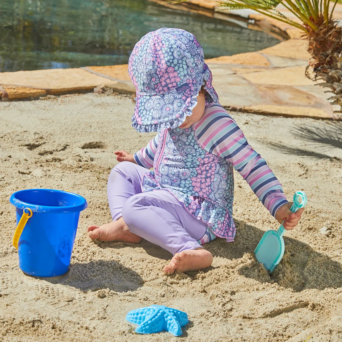 Baby Girl's Swim Flap Hat