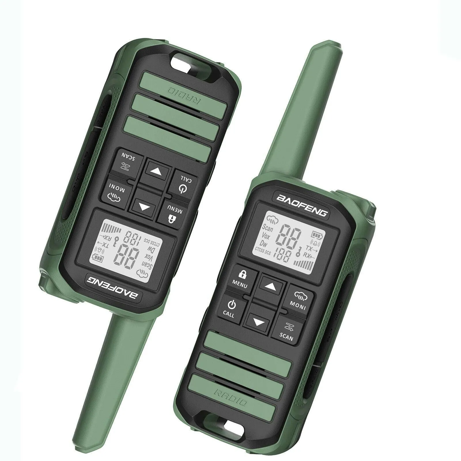 BAOFENG FR-22A Walkie Talkies for Kids Adults FRS Two Way Radio, License Free Long Range USB-C Charging, Rechargeable Walky Tal