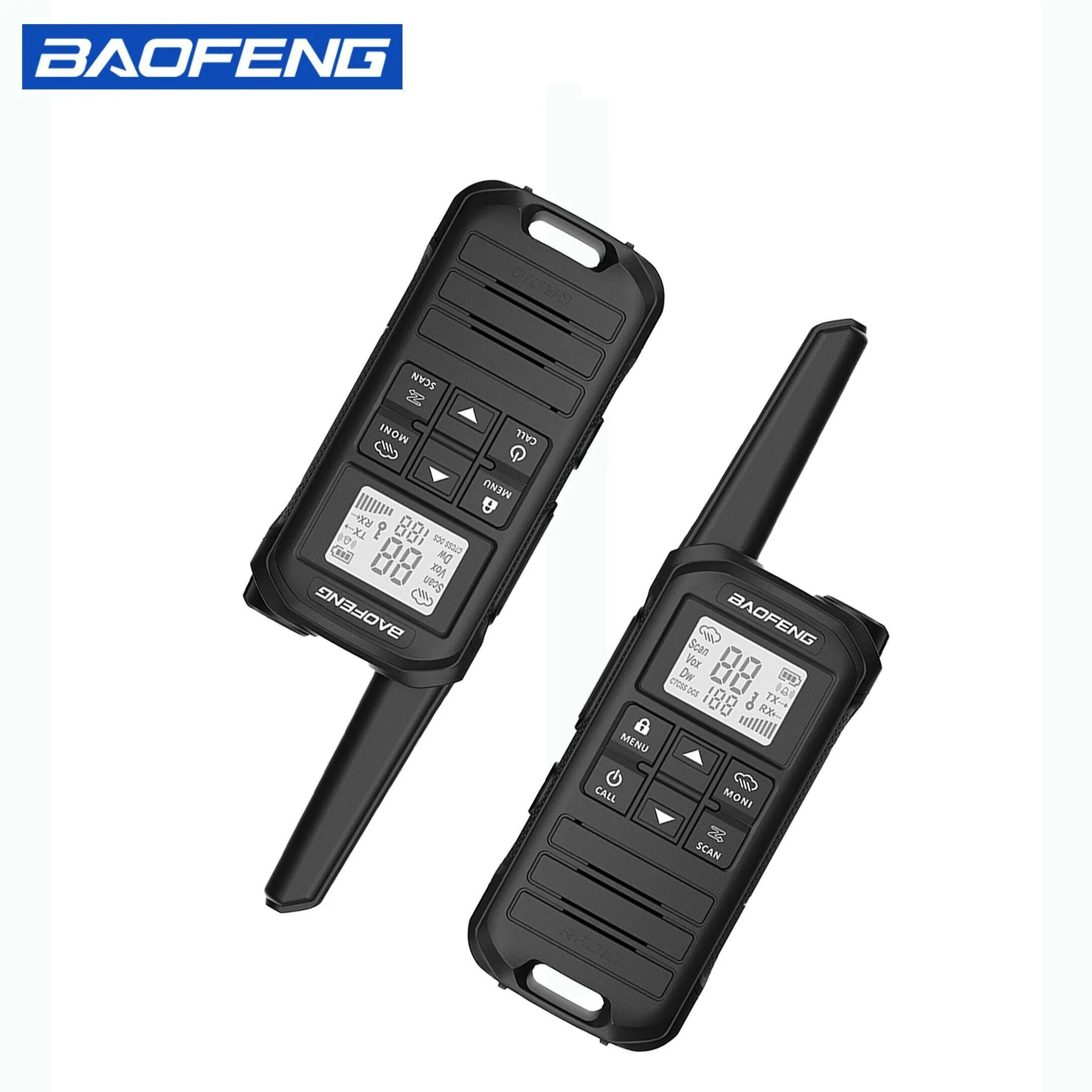 BAOFENG FR-22A Walkie Talkies for Kids Adults FRS Two Way Radio, License Free Long Range USB-C Charging, Rechargeable Walky Tal
