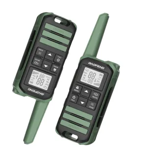 BAOFENG FR-22A Walkie Talkies for Kids Adults FRS Two Way Radio, License Free Long Range USB-C Charging, Rechargeable Walky Tal