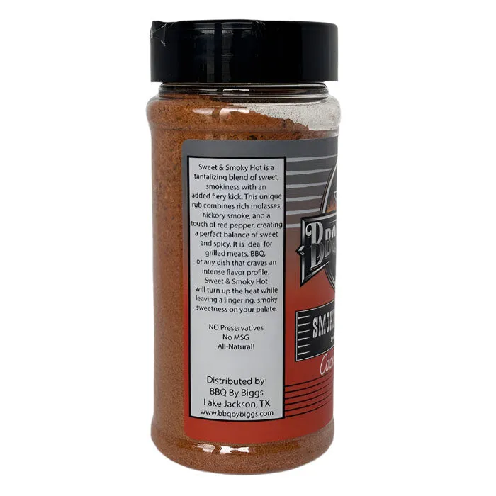 BBQ by Biggs Smokin' Sweet Heat - Sweet and Smoky Hot BBQ Rub | 16 oz Shaker