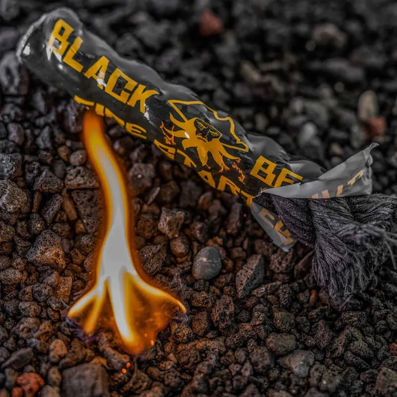 Black Beard | Weather-proof Fire Starters | Single
