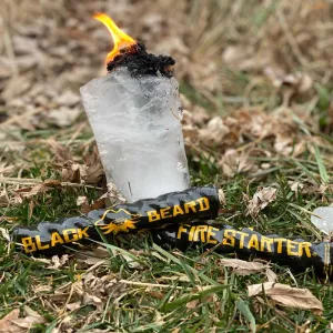 Black Beard | Weather-proof Fire Starters | Single