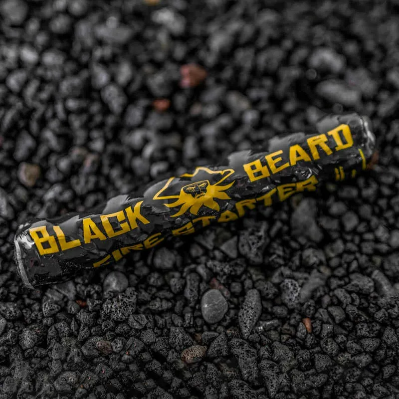 Black Beard | Weather-proof Fire Starters | Single