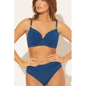Bleu Rod Beattie Stretch UV Protection Shirred Adjustable Swimsuit Top