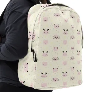 Cute Backpack, Travel Backpack, Minimalist Backpack, Compartment Backpack