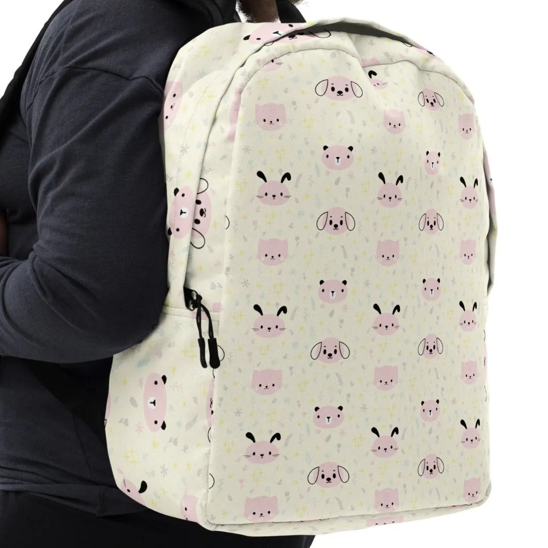 Cute Backpack, Travel Backpack, Minimalist Backpack, Compartment Backpack