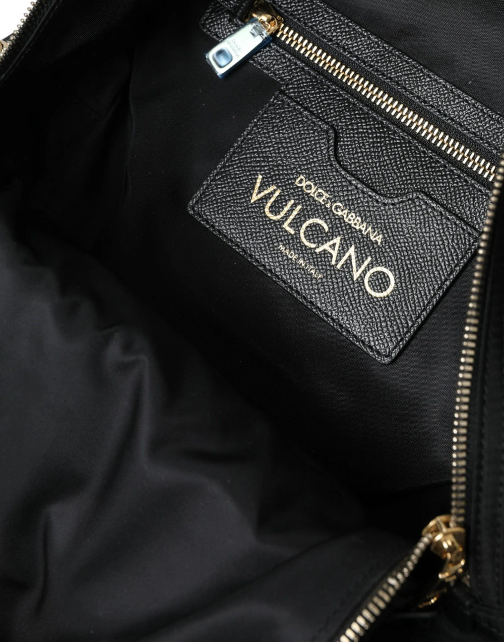 Dolce & Gabbana Black Nylon #DGFamily Backpack VULCANO Bag