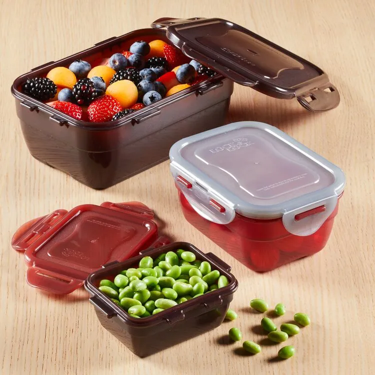 ECO 6-Piece Rectangular Food Storage Container Set