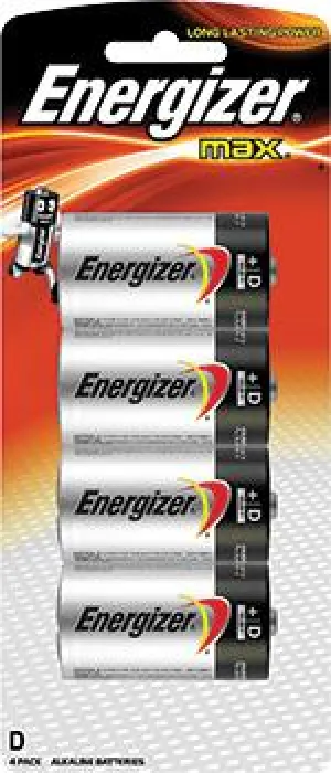 Energizer Max: D Batteries