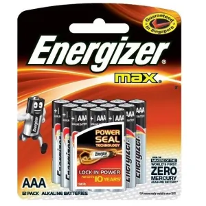 Energizer Max E92 Bp12 AAA