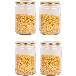 Feyre Airtight Storage Jar (1000 ML) - Set Of Four