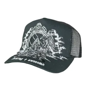 Fucking Awesome Demon Trucker Hat
