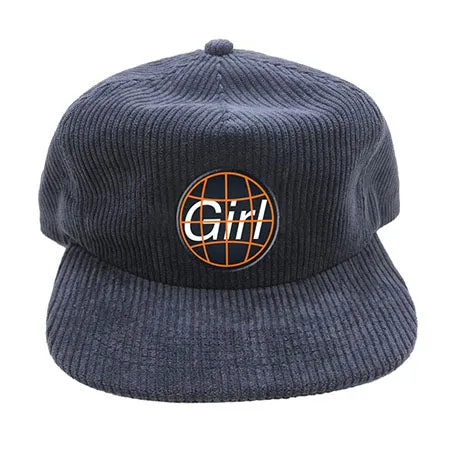 Girl International Corduroy Snap-Back Hat