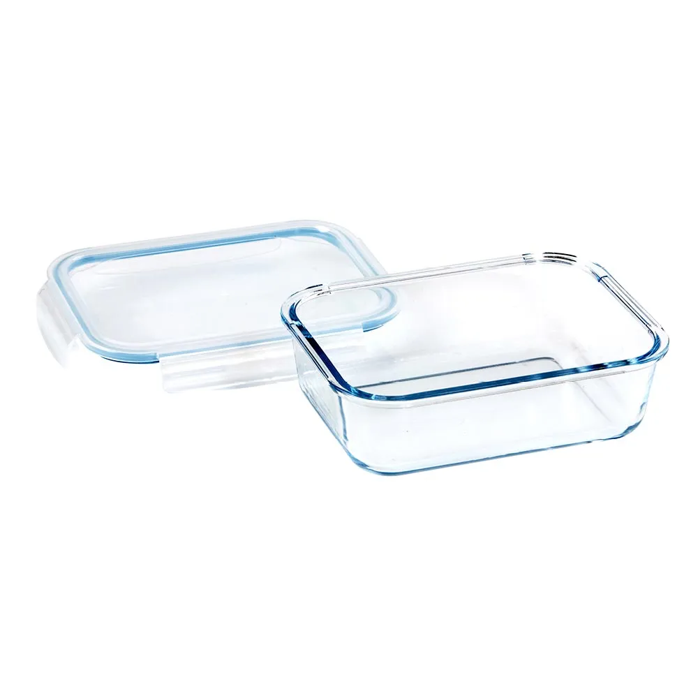 Glass Food Container Rectangle 600ml