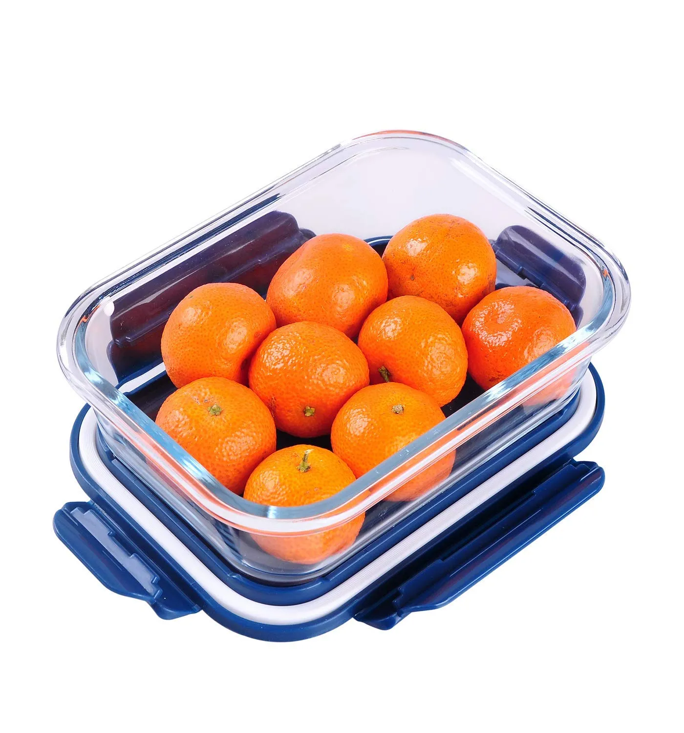 Golden Bird Glass Lunch Box Food Storage Containers with Lids, Glass Meal Prep Containers, Airtight Glass Lunch,BPA Free & Leak Proof 1