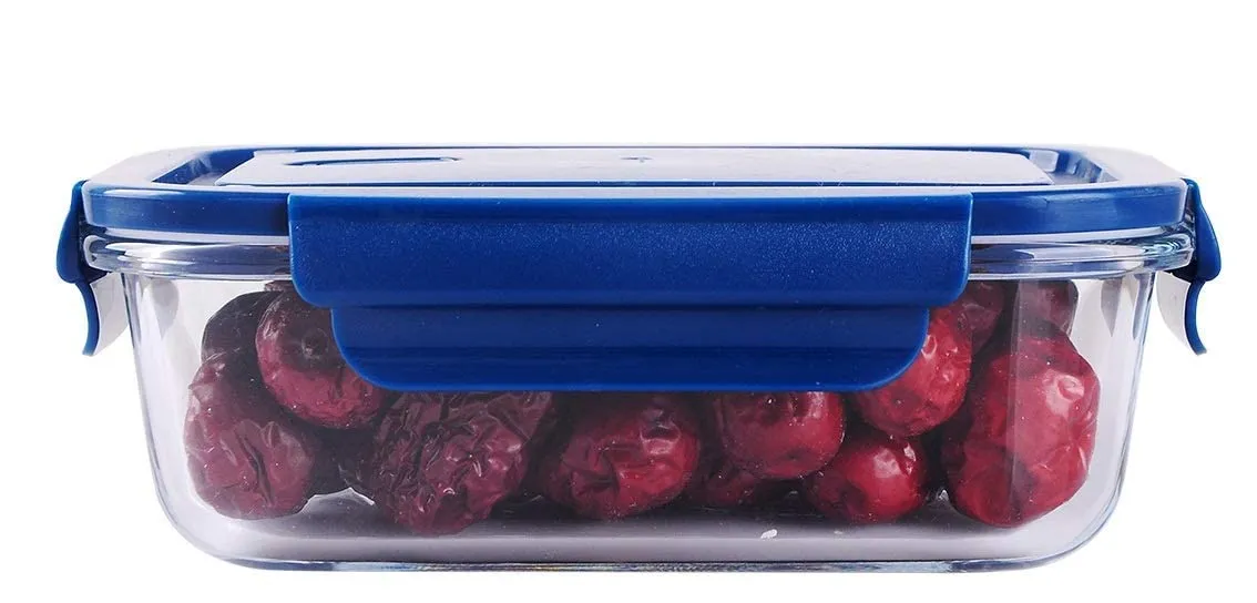 Golden Bird Glass Lunch Box Food Storage Containers with Lids, Glass Meal Prep Containers, Airtight Glass Lunch,BPA Free & Leak Proof 1