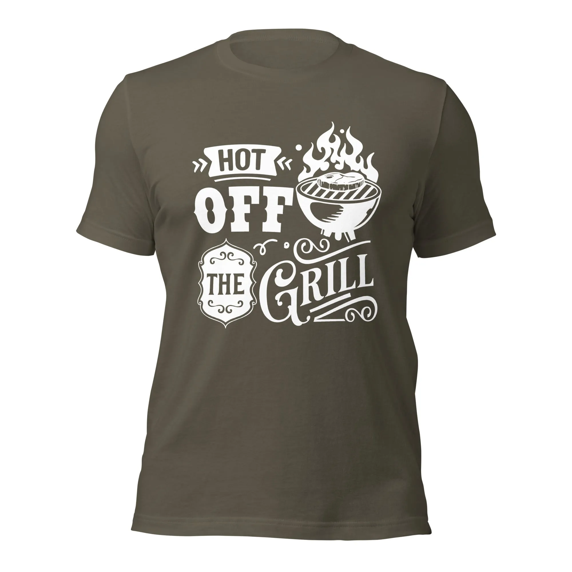 Hot off the Grill Funny BBQ T-shirt – Comfortable & Stylish Tee for BBQ Lovers