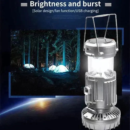 Hot Sale 50% OFFPortable LED Camping Lantern With Fan