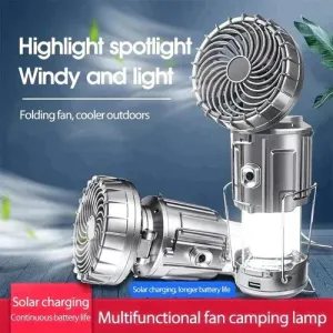 Hot Sale 50% OFFPortable LED Camping Lantern With Fan