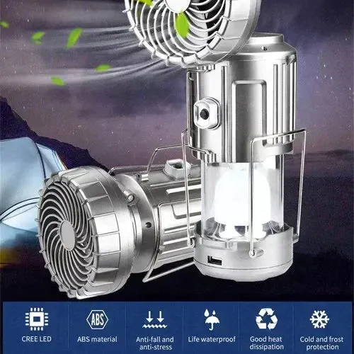 Hot Sale 50% OFFPortable LED Camping Lantern With Fan
