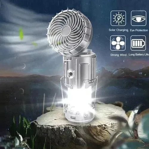 Hot Sale 50% OFFPortable LED Camping Lantern With Fan