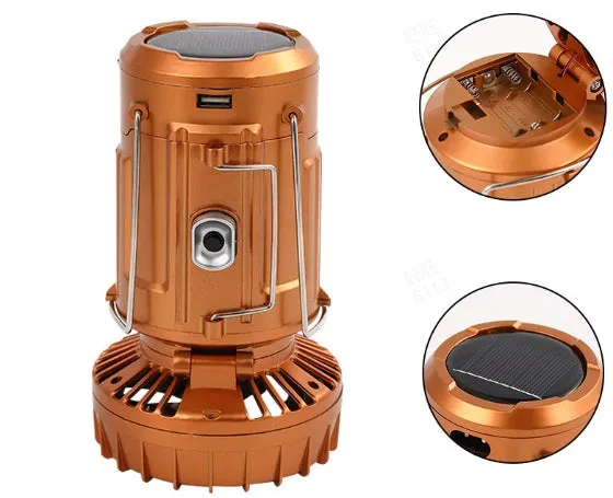 Hot Sale 50% OFFPortable LED Camping Lantern With Fan