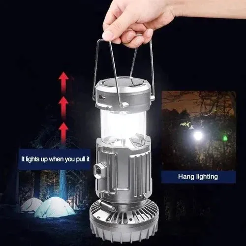 Hot Sale 50% OFFPortable LED Camping Lantern With Fan