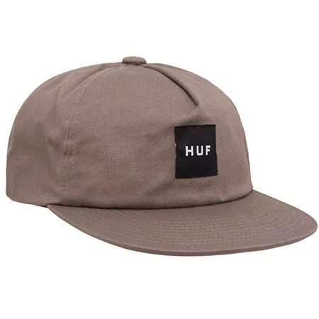 HUF Essentials Unstructured Box Logo Snap-Back Hat