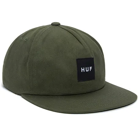 HUF Essentials Unstructured Box Logo Snap-Back Hat