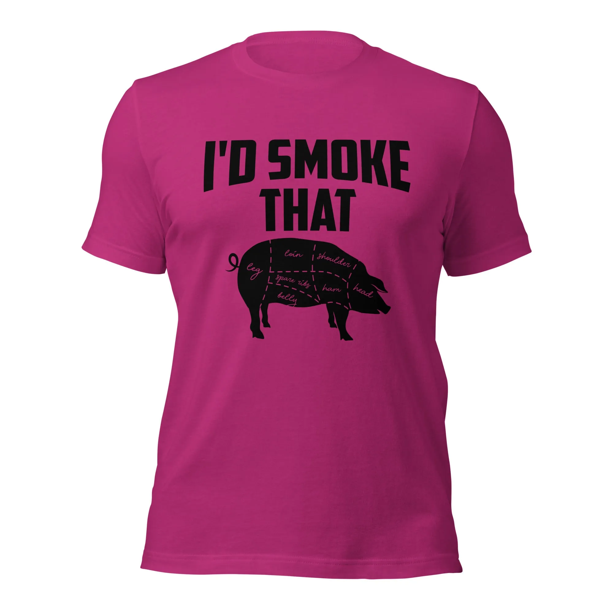 I'd Smoke That Funny BBQ T-Shirt – Perfect for Grill Masters & Pork Lovers