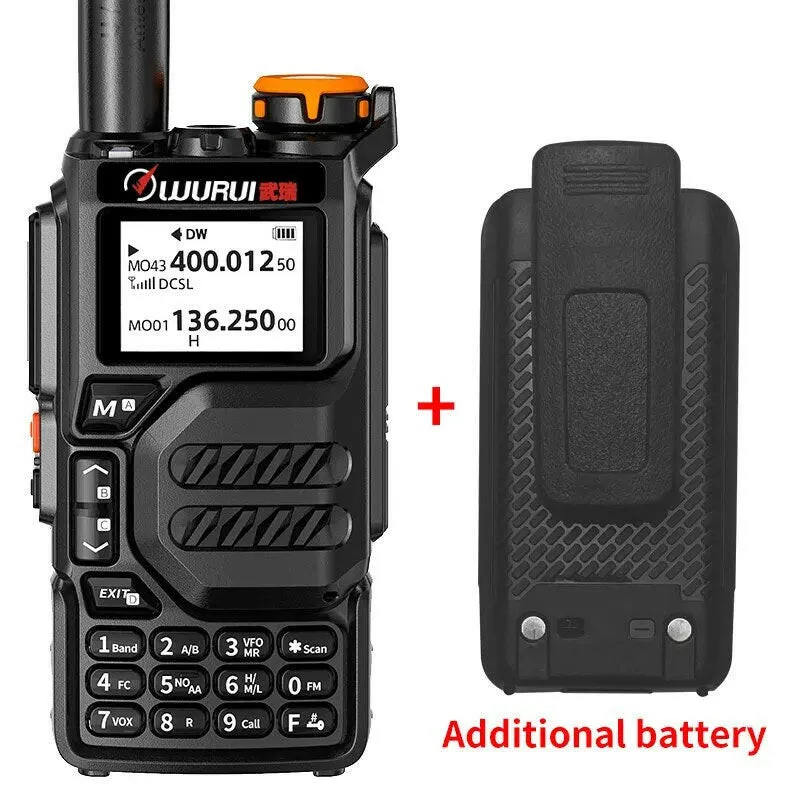 K5 air band walkie talkie scanner ham budget radios Two-way radio communication profesional Amateur long range uhf vhf FM