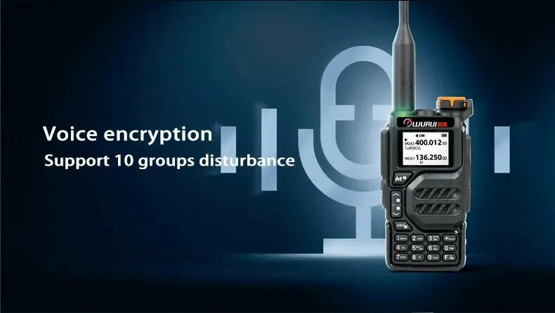 K5 air band walkie talkie scanner ham budget radios Two-way radio communication profesional Amateur long range uhf vhf FM
