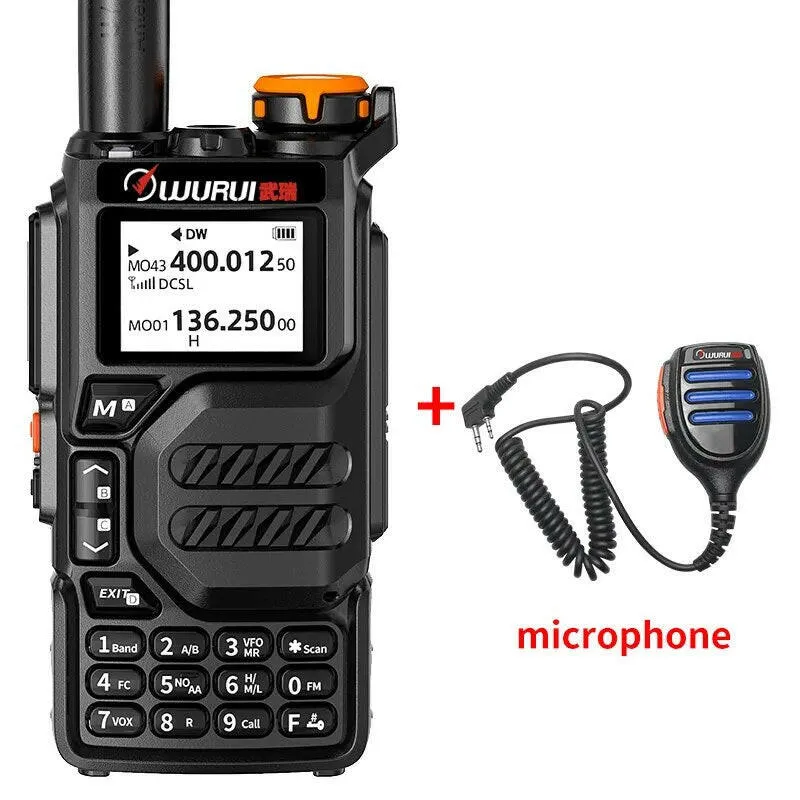 K5 air band walkie talkie scanner ham budget radios Two-way radio communication profesional Amateur long range uhf vhf FM