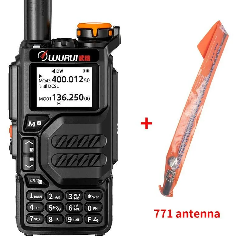 K5 air band walkie talkie scanner ham budget radios Two-way radio communication profesional Amateur long range uhf vhf FM