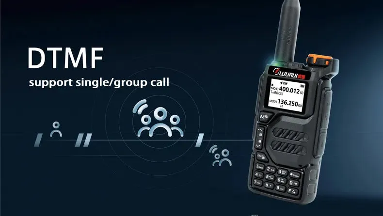 K5 air band walkie talkie scanner ham budget radios Two-way radio communication profesional Amateur long range uhf vhf FM