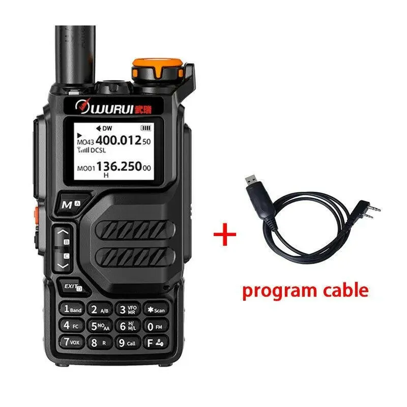 K5 air band walkie talkie scanner ham budget radios Two-way radio communication profesional Amateur long range uhf vhf FM