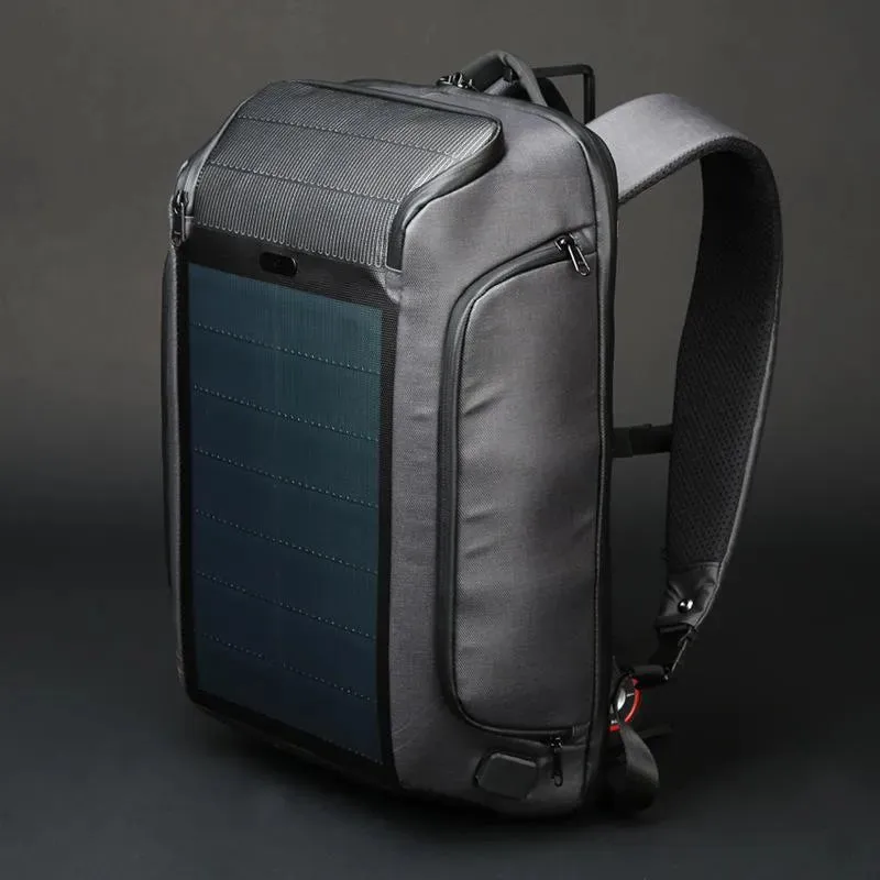 Kingsons New Multifunctional Solar Charging Anti-Theft Backpack Men 15" Laptop Backpacks USB Charging High-End Upgraded Version